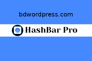 HashBar–WordPress Notification Bar Activation