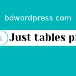 Just tables pro for woocommerce Activation