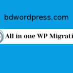 All-In-One WP Migration Installation & Activation